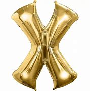 Image result for Glamour Gold Letter X