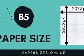 Image result for B5 Printing Paper