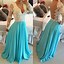 Image result for Aqua Blue Prom Dress