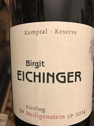 Image result for Birgit Eichinger Riesling Reserve Heiligenstein