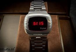 Image result for Pulsar LED Watch