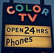 Image result for On the Big Screen TV Sign