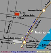 Image result for Asakusabashi Map