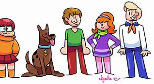 Image result for Scooby Doo Gang Art