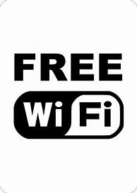 Image result for We Have Wi-Fi Sign