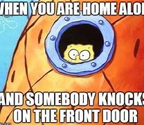 Image result for Sus Spongebob Home Alone Meme