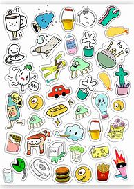 Image result for Cute Sticker Templates