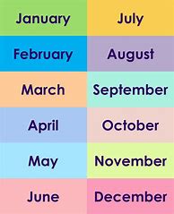 Image result for Month/Year Chart