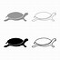 Image result for Turtle Outline Vector