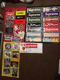 Image result for Supreme Sticker Template