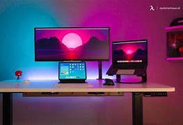 Image result for Desktop Monitor Stand with Drawers