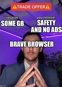 Image result for Brave Browser Memes