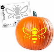 Image result for Bee Pumpkin Stencil
