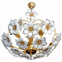 Image result for Commercial Lighting Large Glass Flowers
