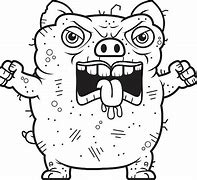 Image result for Weird Pig Clip Art