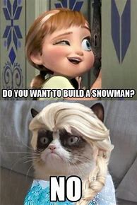 Image result for Grumpy Cat Meme Cartoon