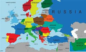 Image result for Map Showing Europe