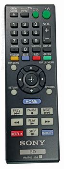 Image result for Sony Blu-ray DVD Player Remote