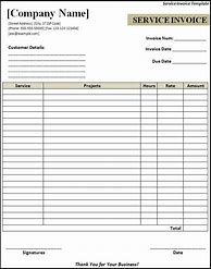 Image result for Itemised Invoice Template