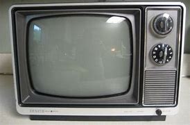 Image result for Black and White TV Old Television Set