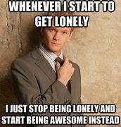 Image result for All Alone Funny Meme