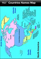 Image result for North America Thematic Map
