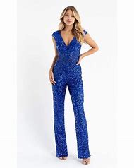 Image result for Black Sequin Jumpsuit