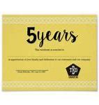 Image result for Employee Anniversary Certificate