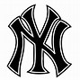 Image result for New York Yankees Logo Stencil