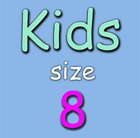 Image result for Size 7 8
