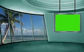 Image result for Virtual News Studio Green Screen TV