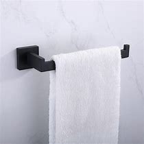Image result for Black Towel Holder Wall Mount