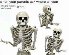 Image result for Skeleton Drawing Meme