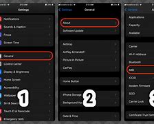 Image result for iPhone IMEI Check Settings