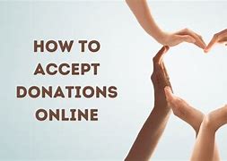 Image result for Accepting Donations