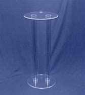 Image result for Acrylic Pedestal Display Stands