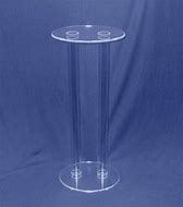 Image result for Clear Plastic Display Stand