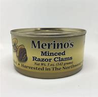 Image result for Canned Razor Clams