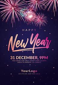 Image result for Happy New Year Flyer Video