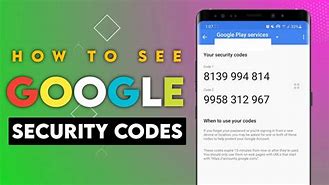 Image result for Security Code Google Account