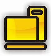 Image result for Yellow Computer Icon