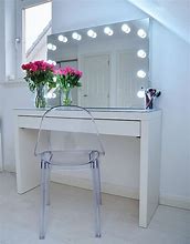 Image result for IKEA Makeup Vanity with Lights
