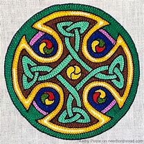 Image result for Celtic Cross Embroidery Design