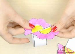 Image result for Paper Clip Bracelet with Flower