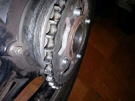 Image result for Broken Motorcycle Sprocket