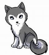 Image result for Anime Wolf Pup Drawings