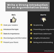 Image result for Writing an Argumentative Essay Example