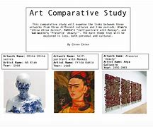 Image result for Comparative Study Art