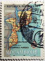 Image result for Stamp Mozambique Map