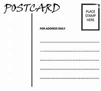 Image result for Postcard Print Template